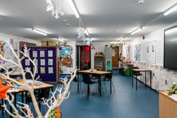 Classroom area at the new Early Years Centre of Excellence at Banbury and Bicester College
